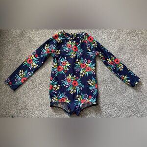 Cat & Jack Blue and Red Rashguard Swimwear